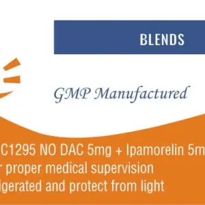 Blends CJC1295 NO DAC 5mg + Ipamorelin 5mg GMP “10 vials/Kit”
