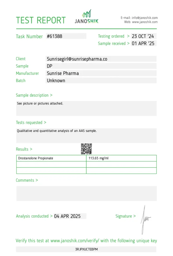 Masteron Propionate 100mg/ml-GMP - Image 2