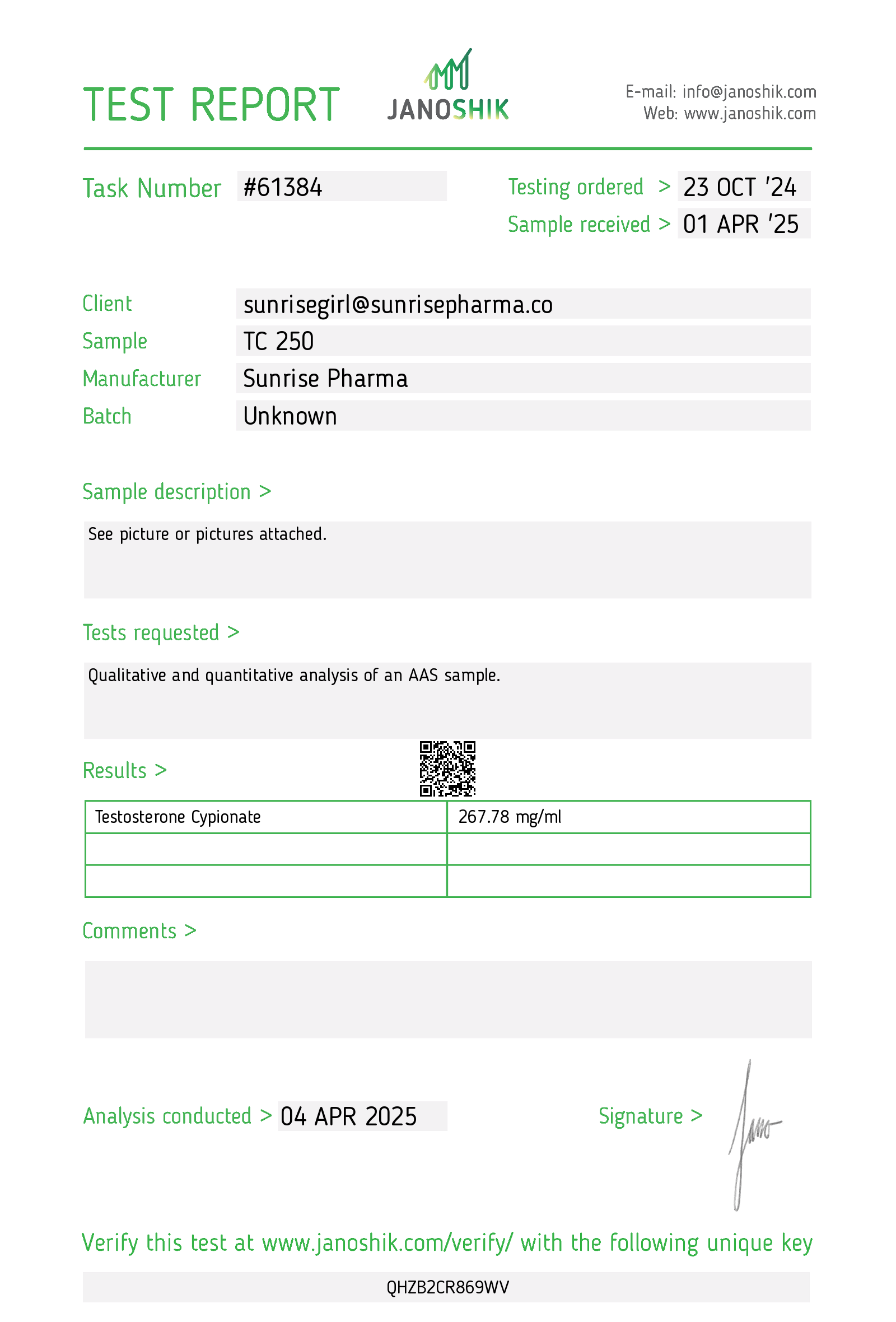 Testosterone Cypionate 250mg-GMP Heritage Blue - Image 2