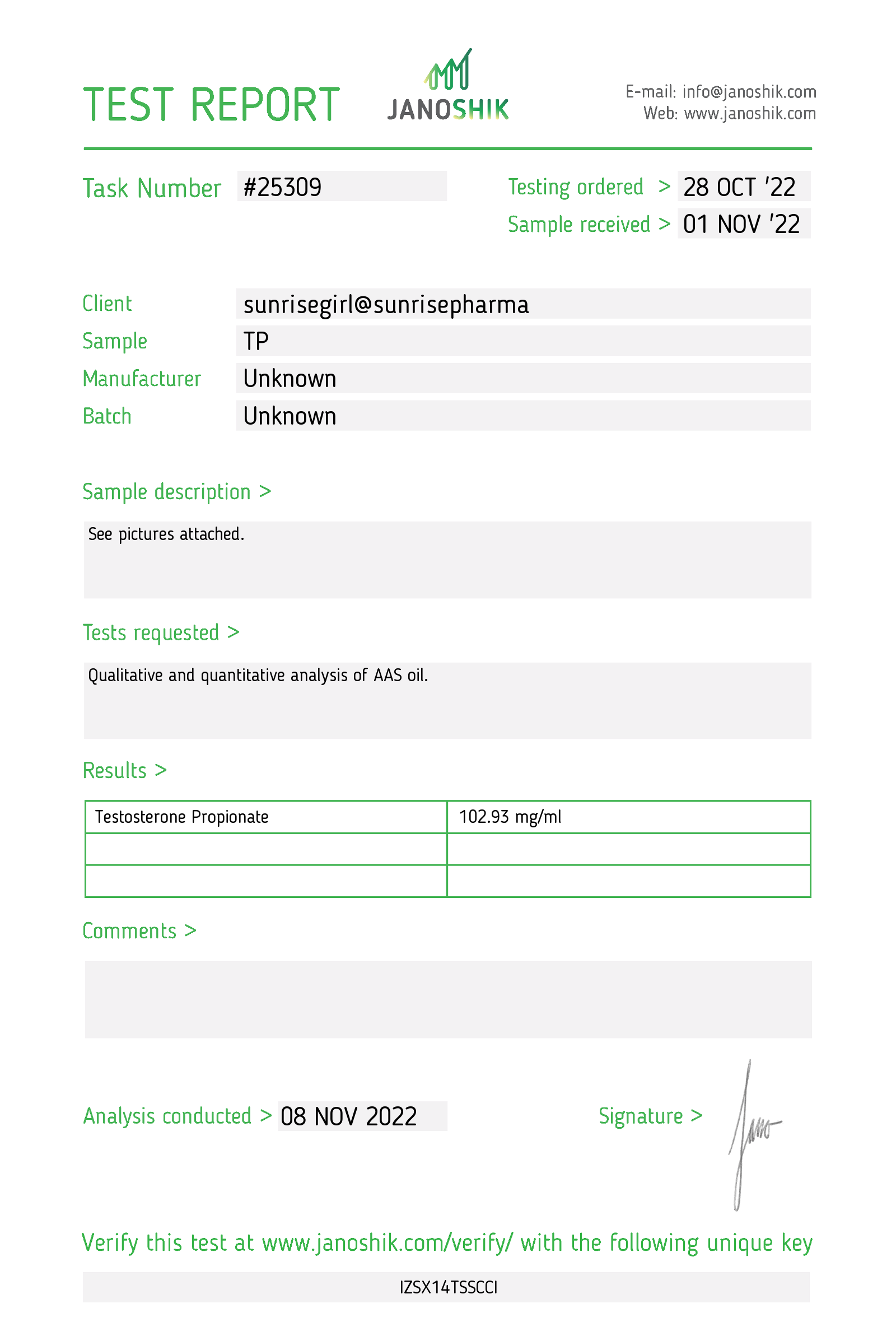 Buy 5 and get 1 free. Testosterone Propionate 100mg/ml-GMP - Image 3