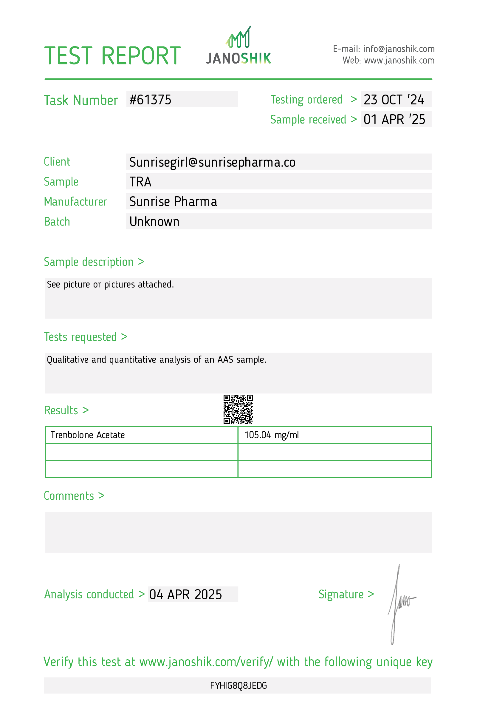 Trenbolone Acetate 100mg/ml-GMP - Image 2